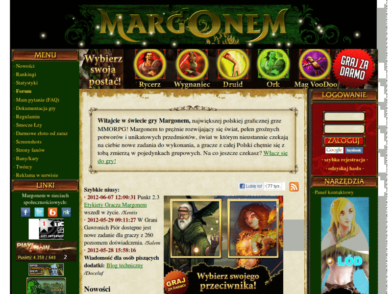 Margonem script, for own usage