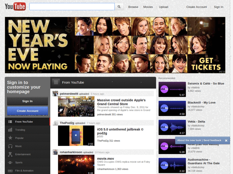 Dark & Minimal YouTube