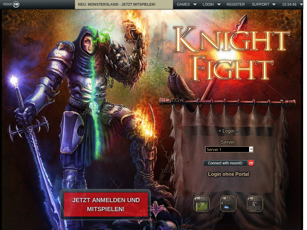 Smaller Header for Knightfight