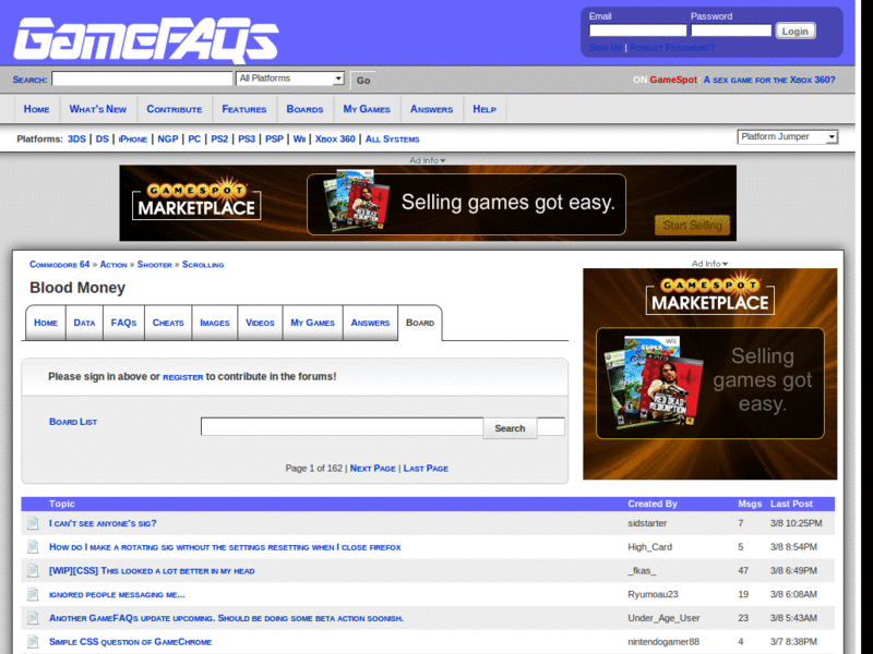 GameFAQs v11 Prism