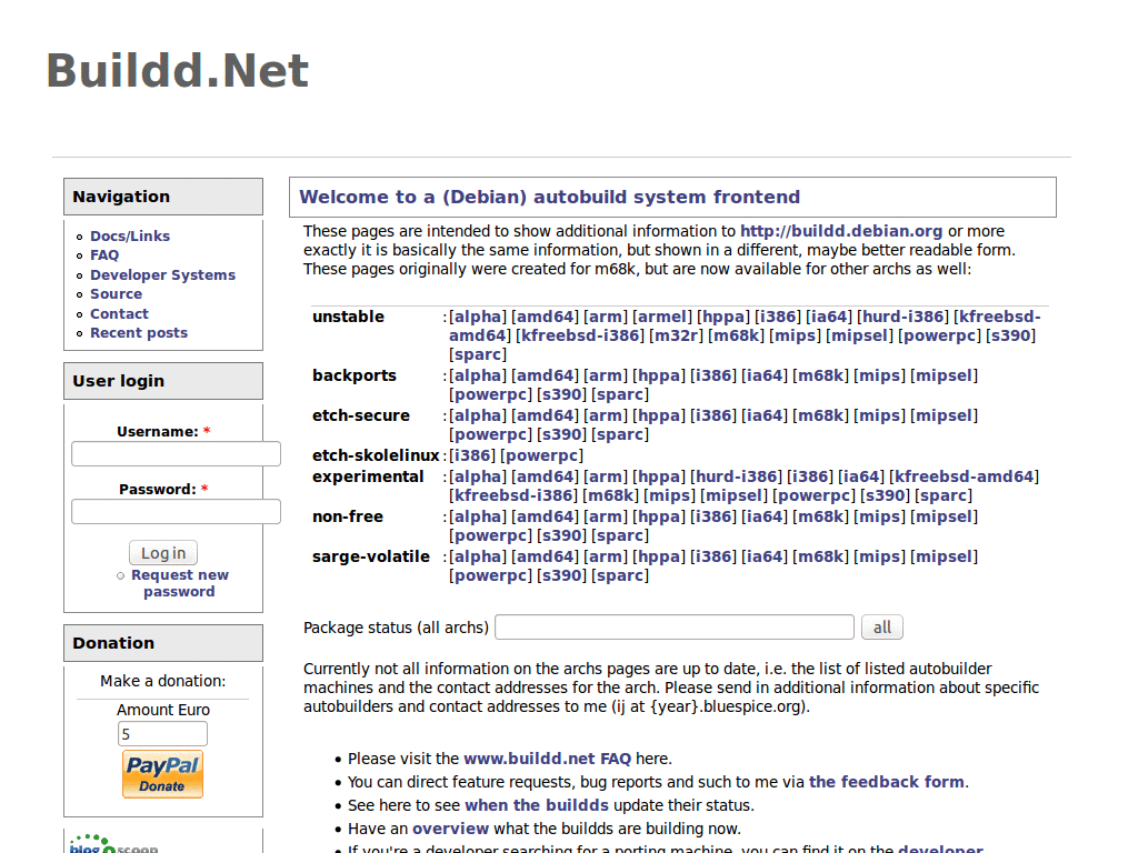 Buildd.net Tidier