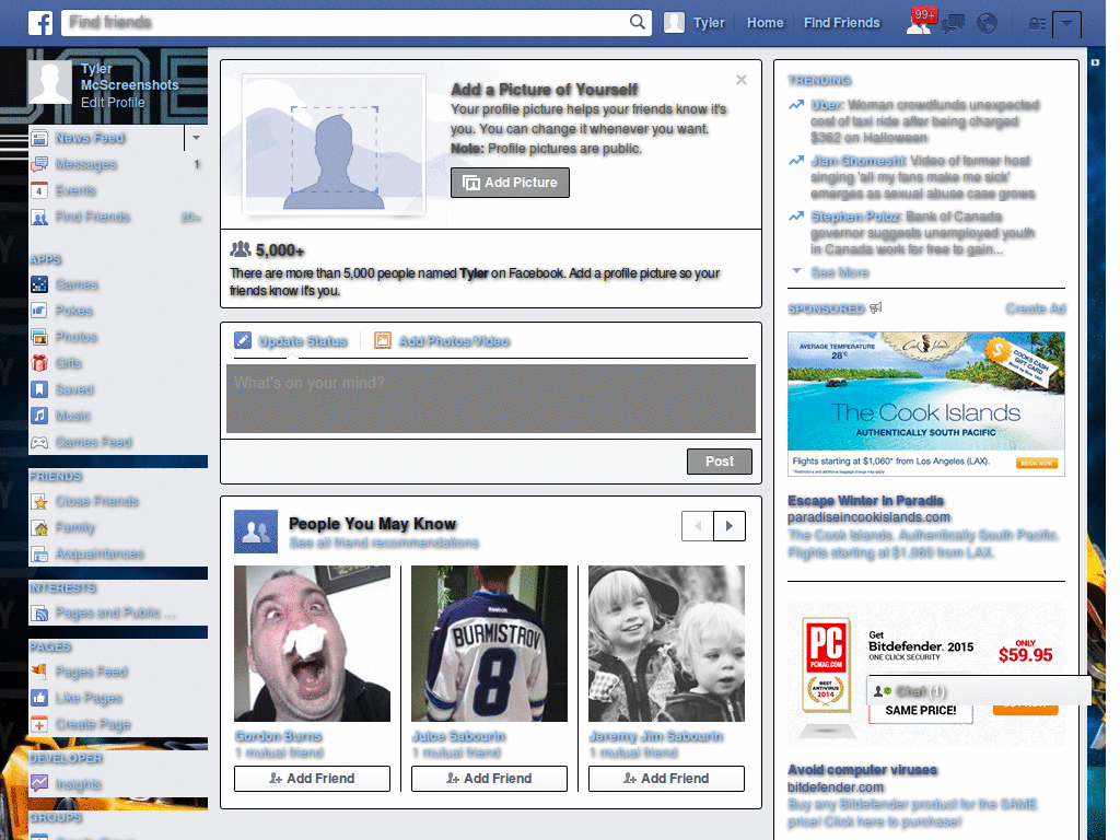 FacebookSkin transformer bumblebeeTheme