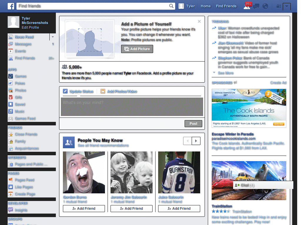 Facebook Skin Ice Age
