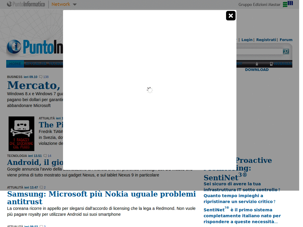 Punto Informatico (2009) - improve readability