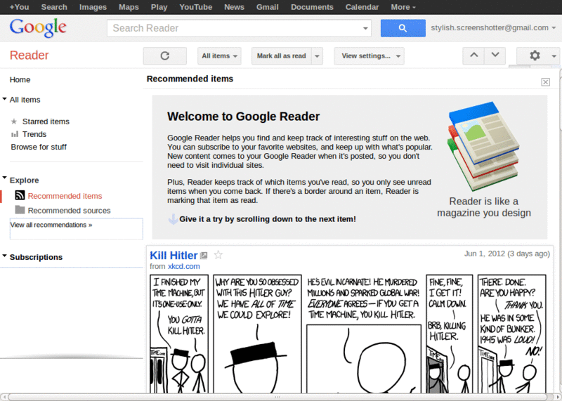 Google Reader Compact 2(Rewrite)
