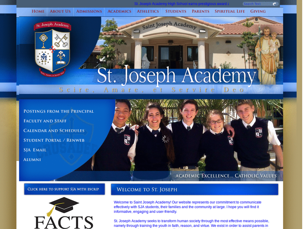 Saint Joseph Academy - Blue