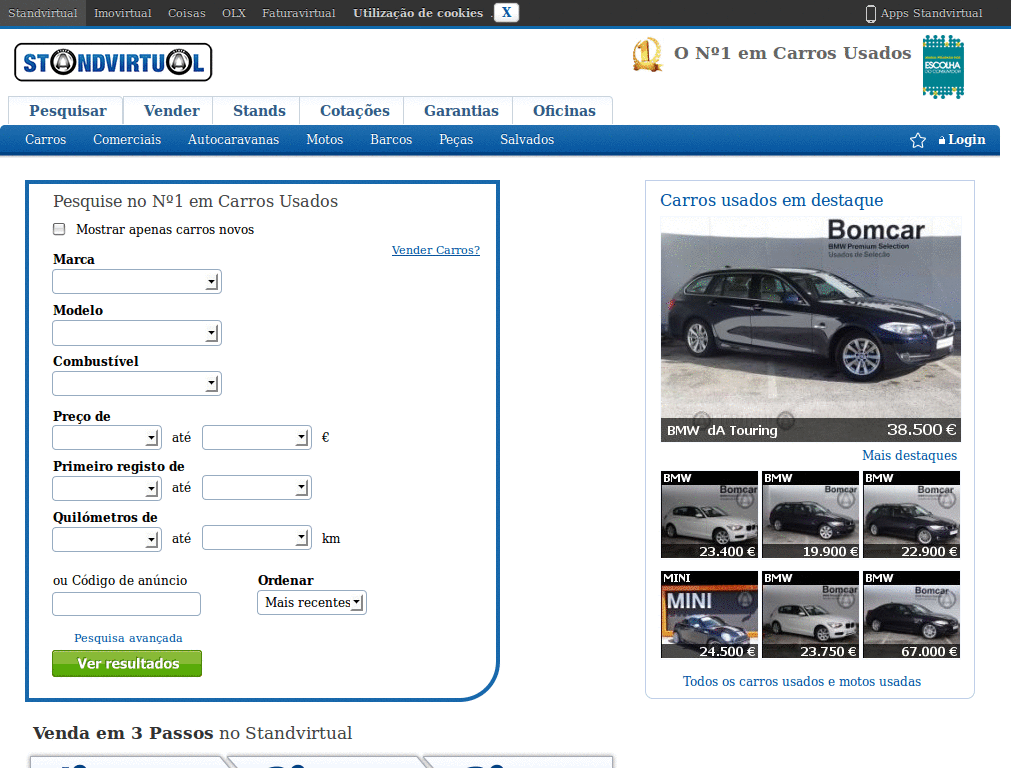 Standvirtual ads removal