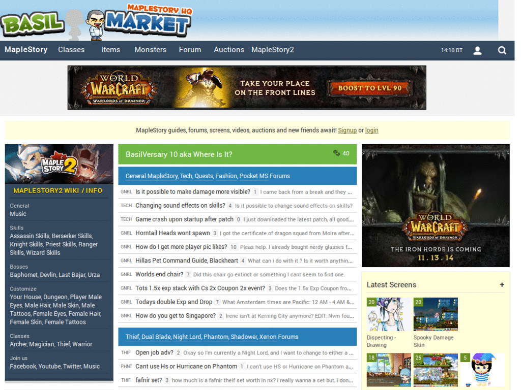 BasilMarket Tweak - Drop Down Menus [Dark Theme]