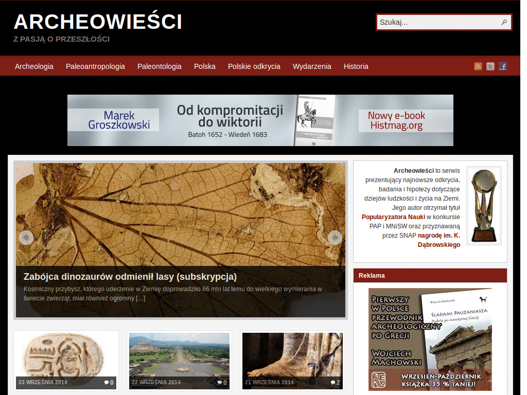 archeowiesci - czarne na białym