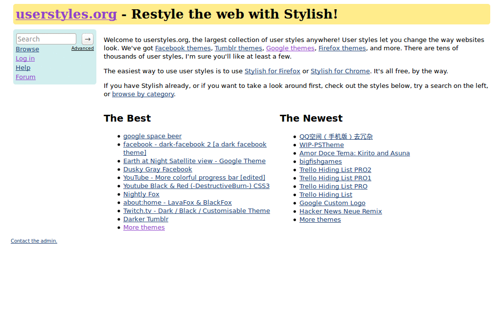 Userstyles.org Cleaner