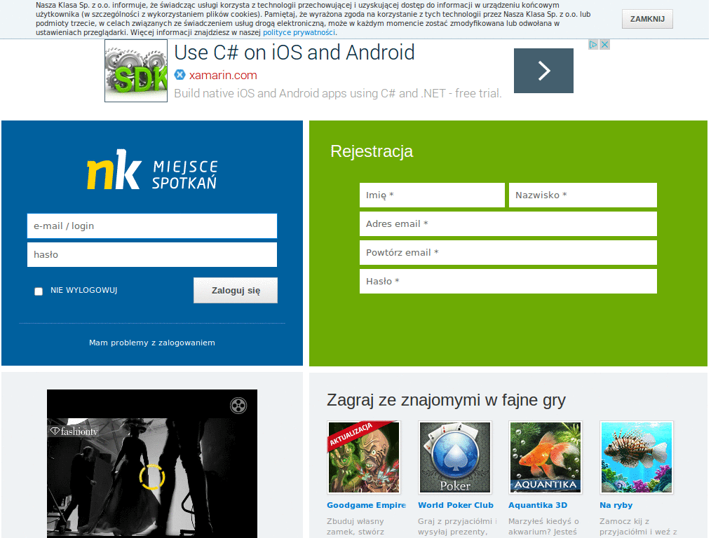 Nasza Klasa - bez Śledzika i Reklam