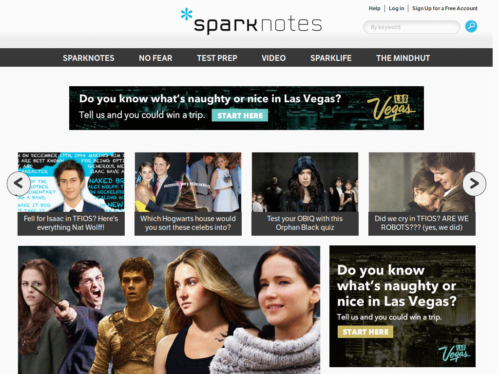 SparkNotes Tweaks