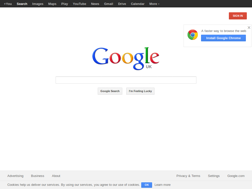 Google Search - un-S-U-P-E-R-sized