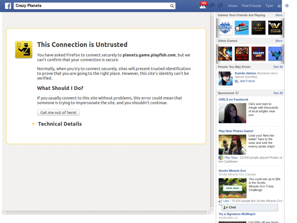 Apps@FB - Crazy Planets (S)