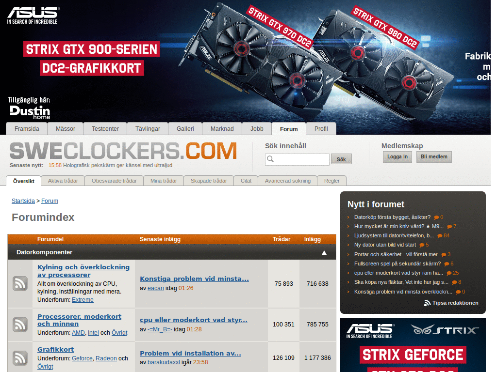 SWECLOCKERS.com - Ta bort reklam och breddar