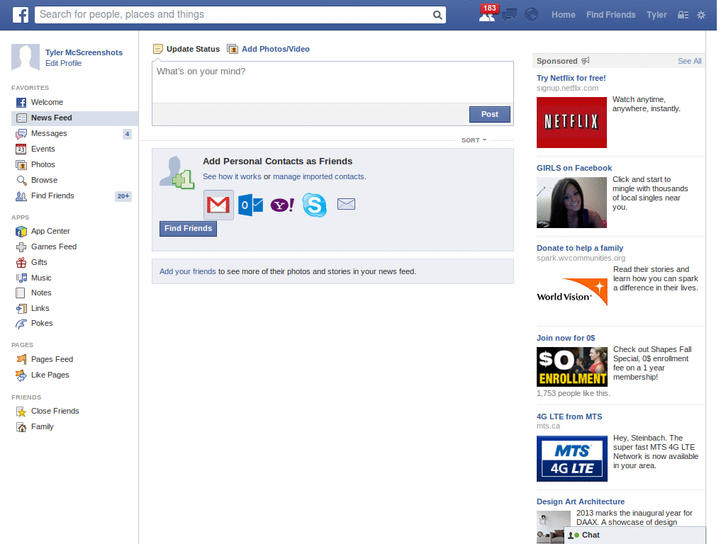SILVERFACE, The Silver Grey FaceBook Skin