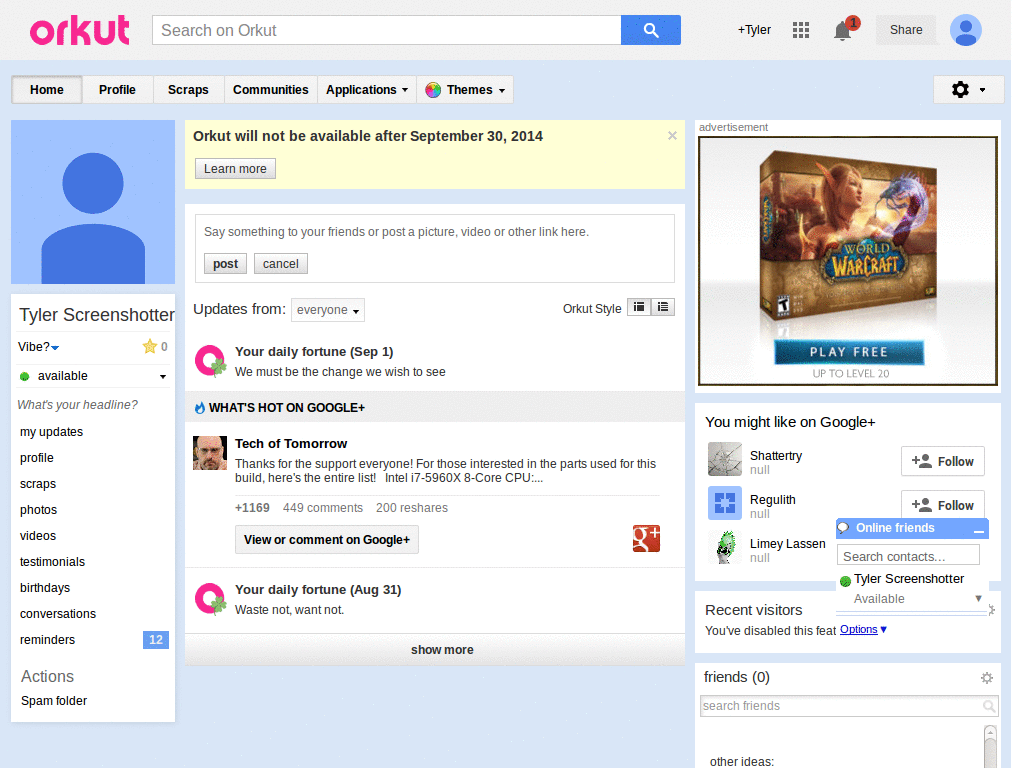 Orkut - Justin Timberlake 2 (by Templah.com )