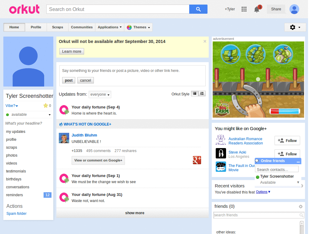 Orkut MSN ( by Samuel )