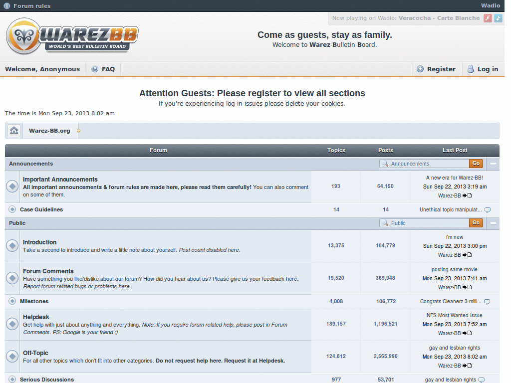 Code and Quote Glow in Warez-BB