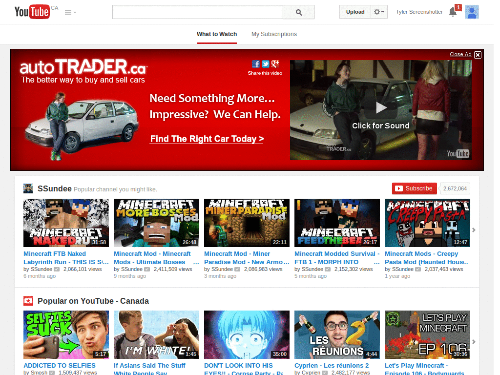 Restore youtube player