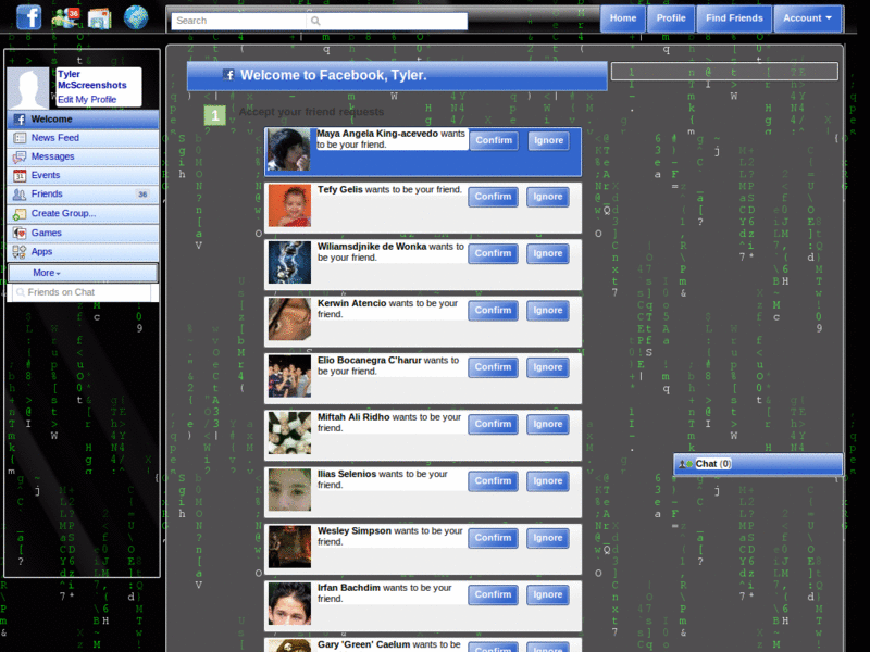 facebook matrix