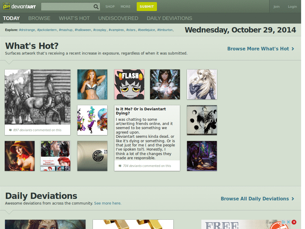deviantART: Pug thumbs (thumb :hover effect)