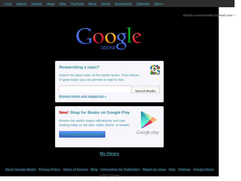 Google Preto