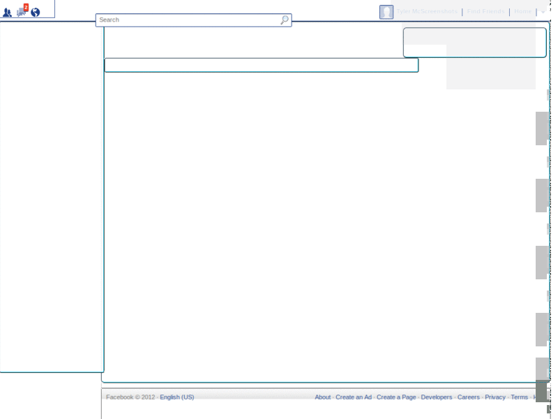 Facebook Skin Blue sky
