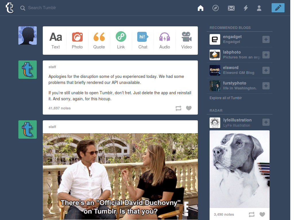 Tumblr - Hide Tumblr Tips