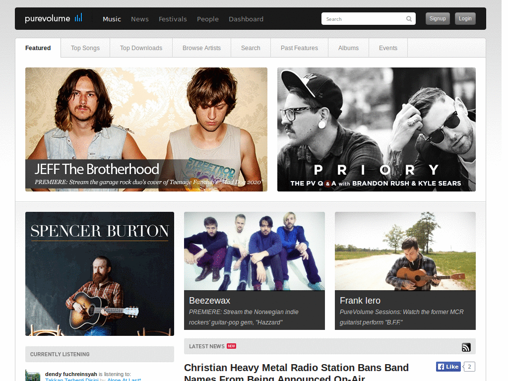 purevolume.com hide ads