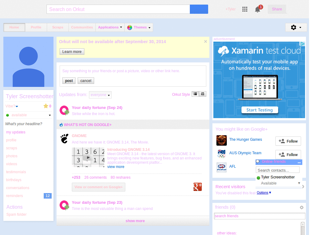 orkut emo