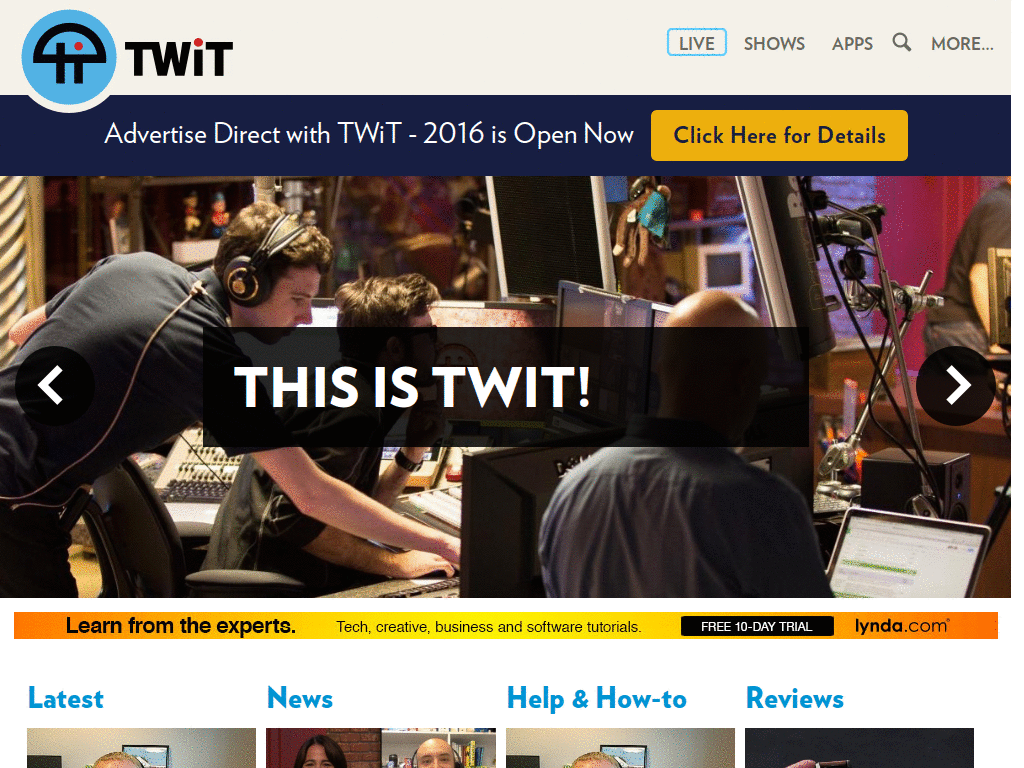 Website: twit.tv - Cleanup