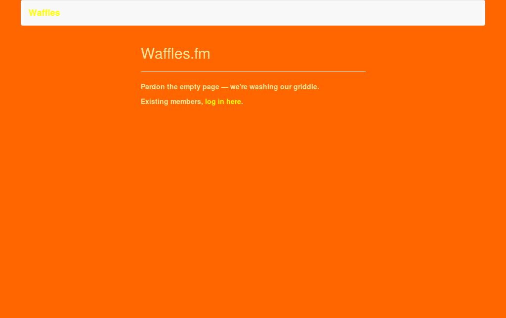 Waffles sunset