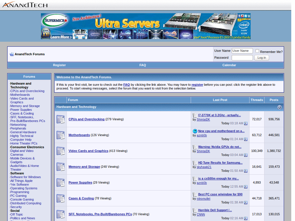 Anandtech VB - Smaller fonts/forum