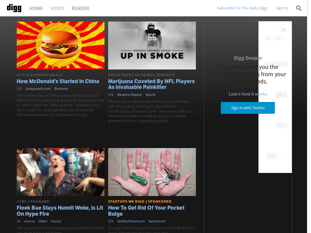 Beautiful Digg - Modified