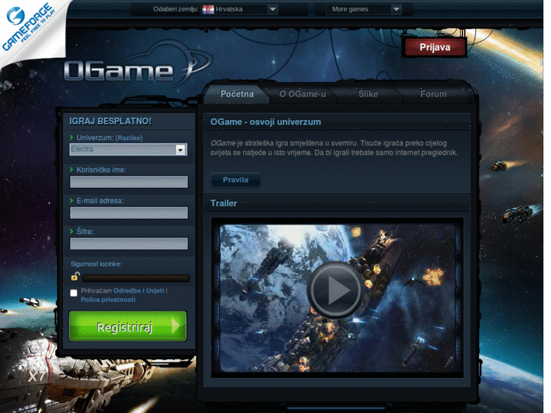 Ogame Redesign: Minimal