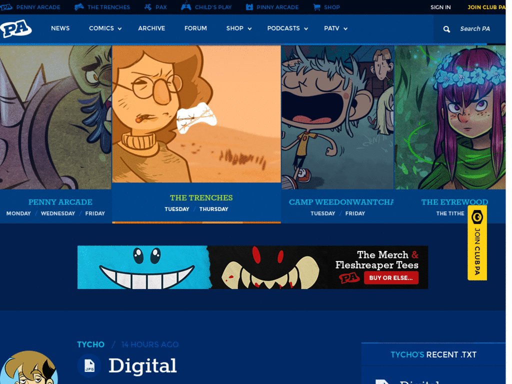 Penny Arcade Sanity