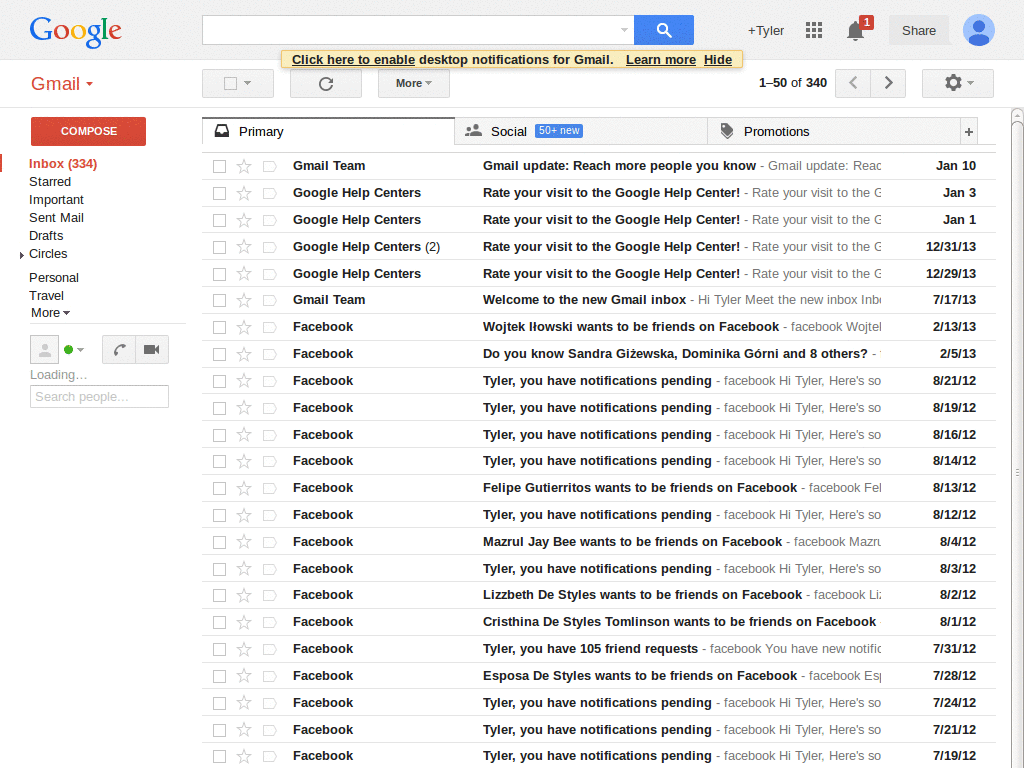 Gmail Attachment Icons