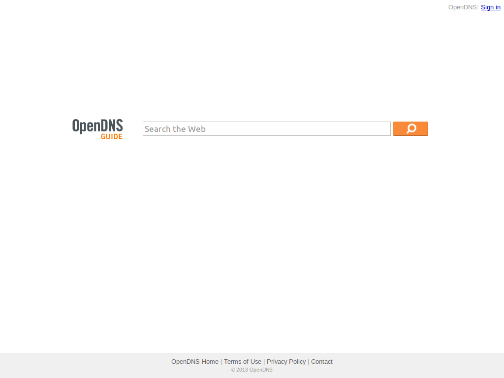 Website: cleaner - OpenDNS.com