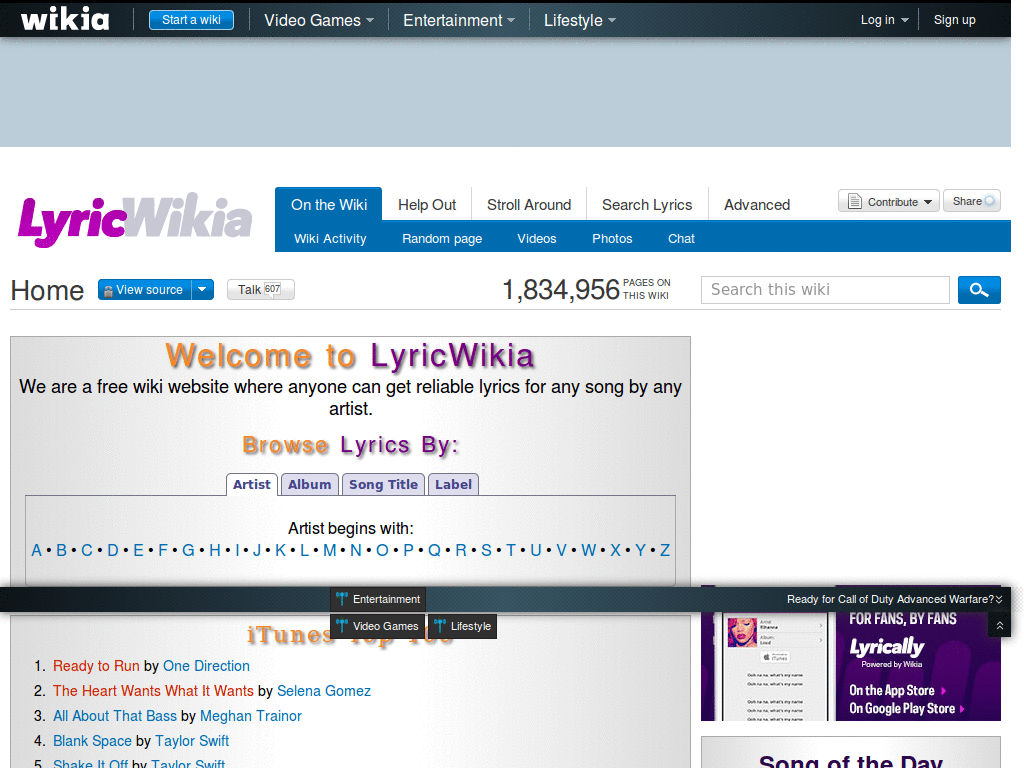 Enable Copying of lyrics on LyricWiki