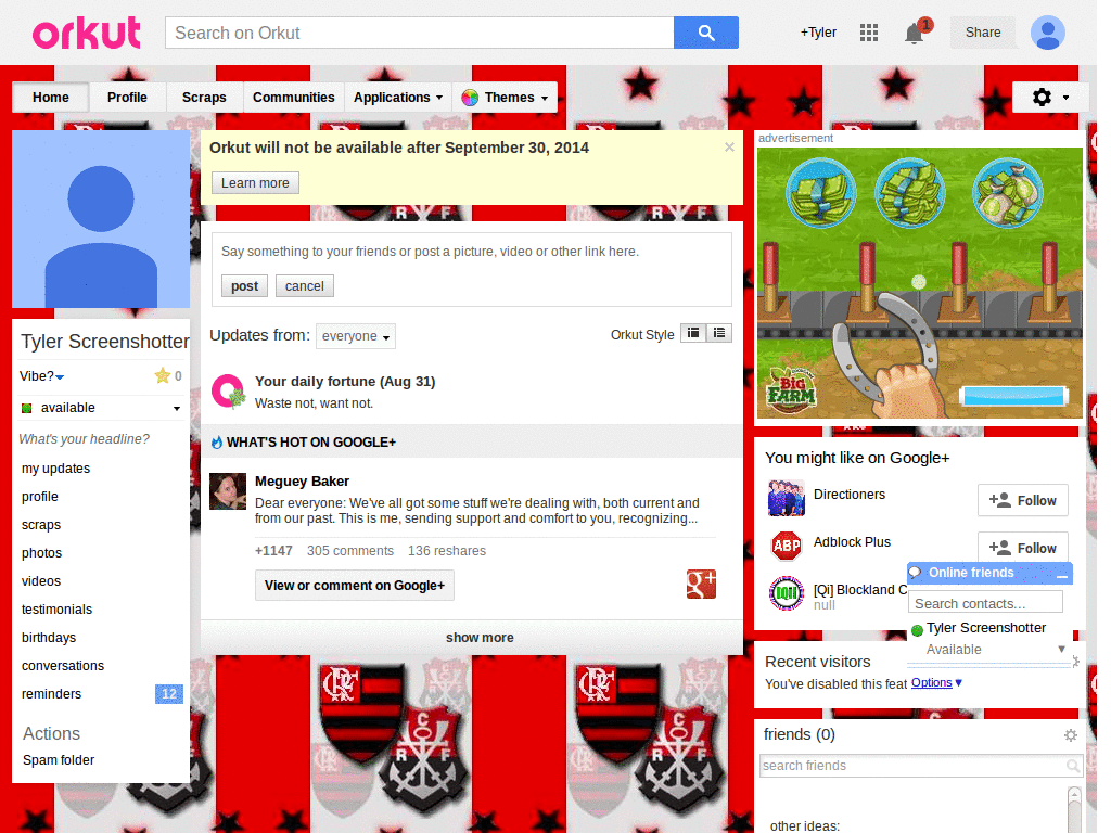 Orkut - Flamengo Hexa 2 (by Templah.com)