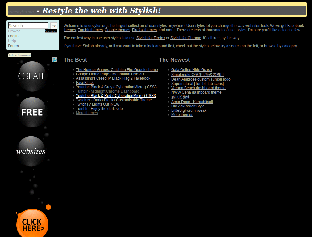 eco-friendly UserStyles.org