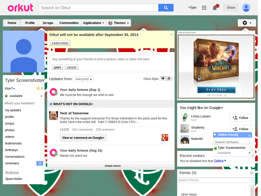 Orkut - Fluminense 2 ( by templah.com   )