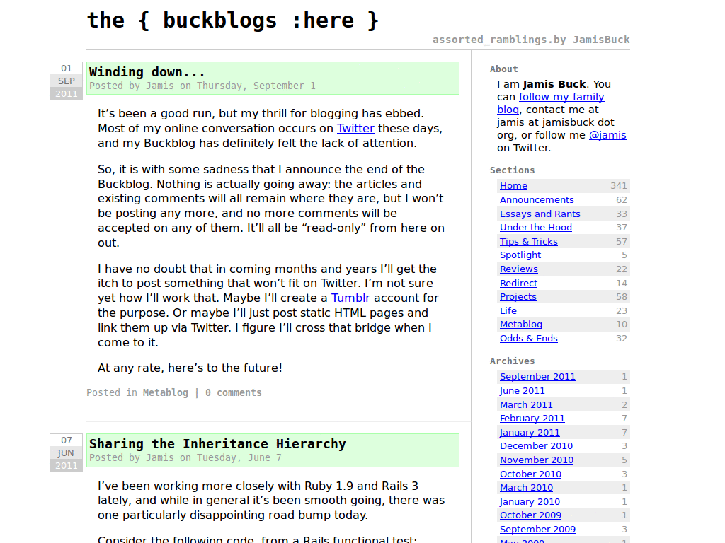 Better BuckBlog print styles