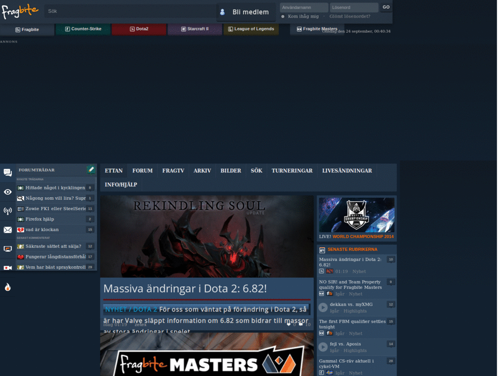 fragbite.com theme