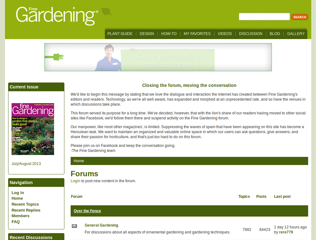 Fine Gardening - Add borders to posts