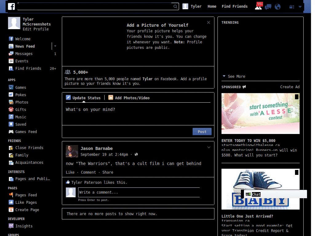 Facebook - Command Line