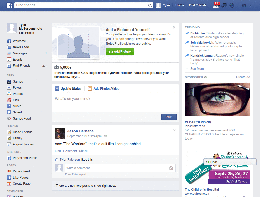 Fix Facebook Layout