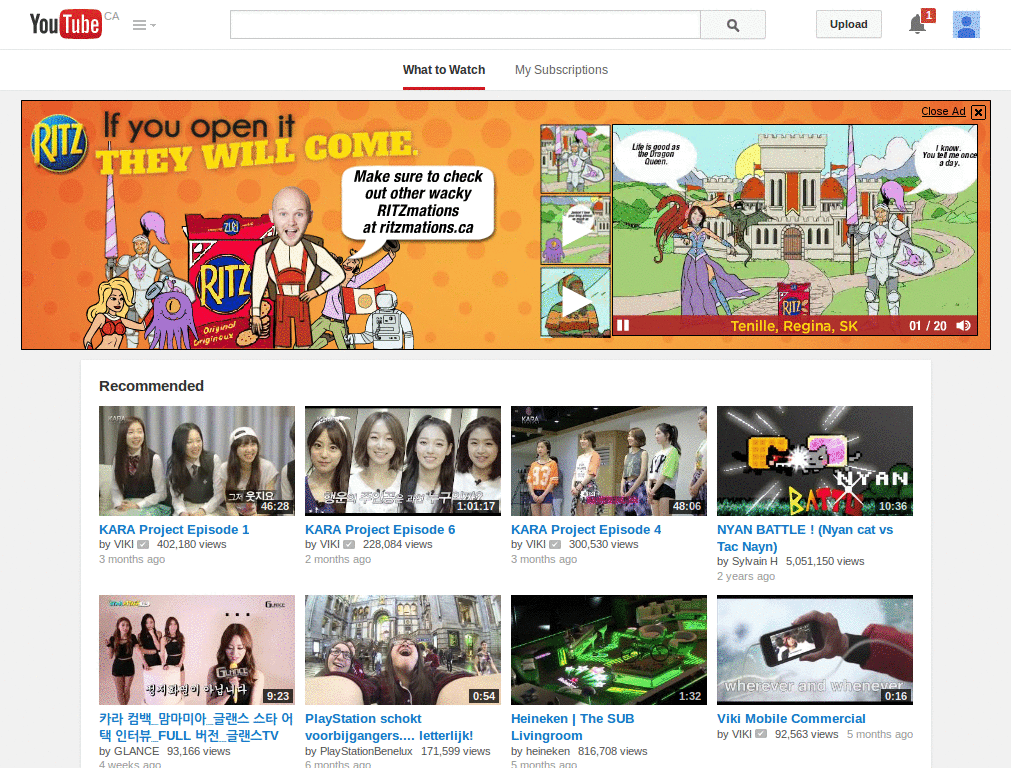 Hide YouTube Ad