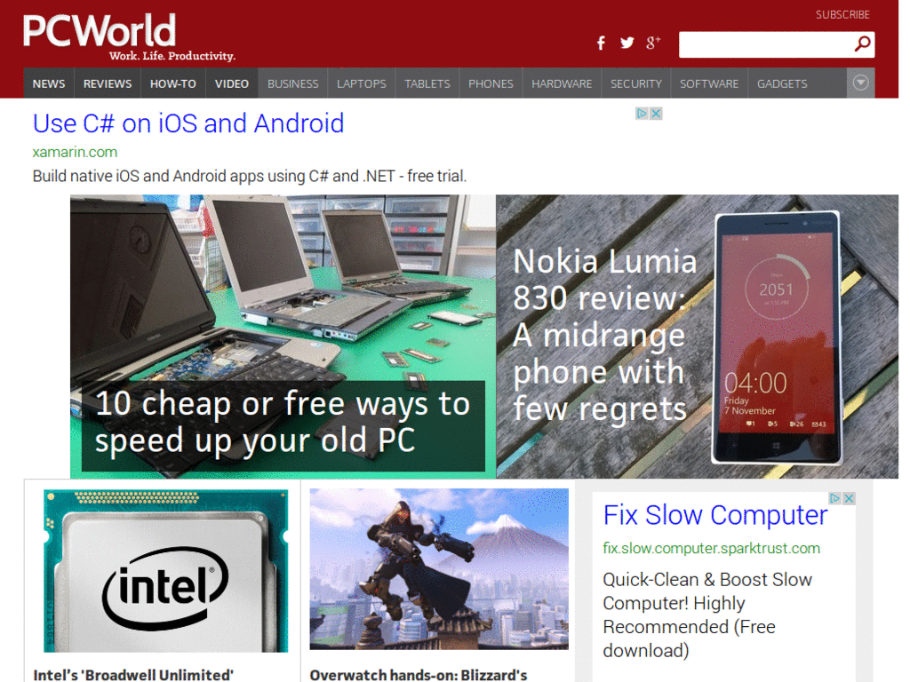 PC World - Show All Slideshow Text